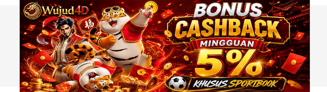Bonus Cashback Mingguan 5%